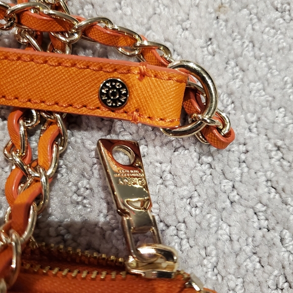 DKNY Orange Saffiano Crossbody- 2 way 🧡 - Picture 6 of 11